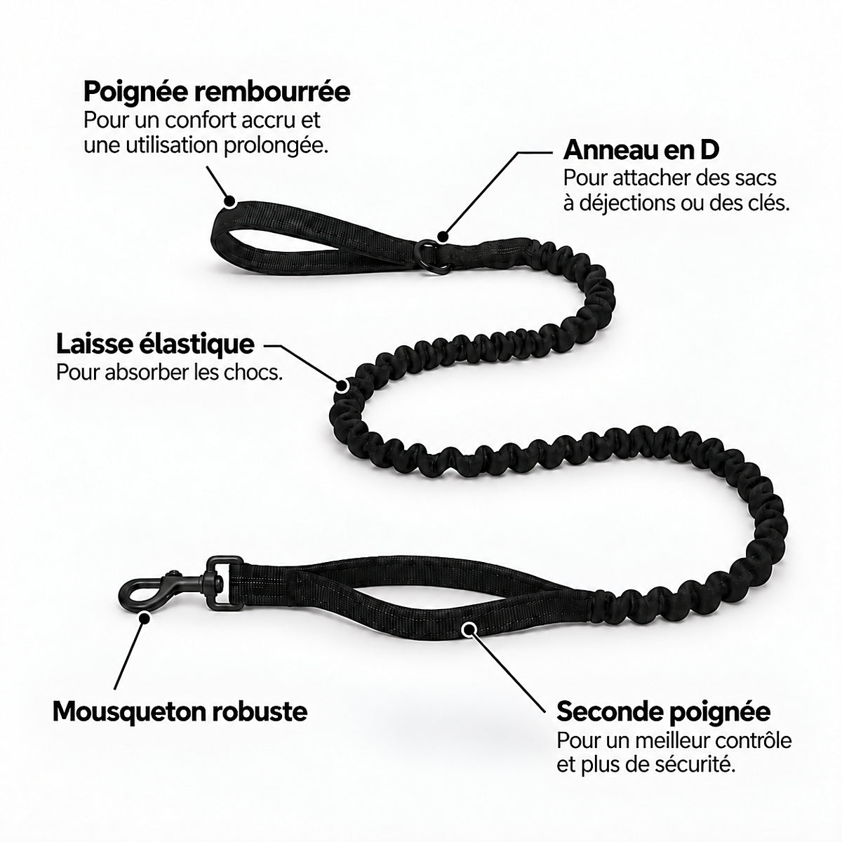 Laisse anti-choc Tracky - info1